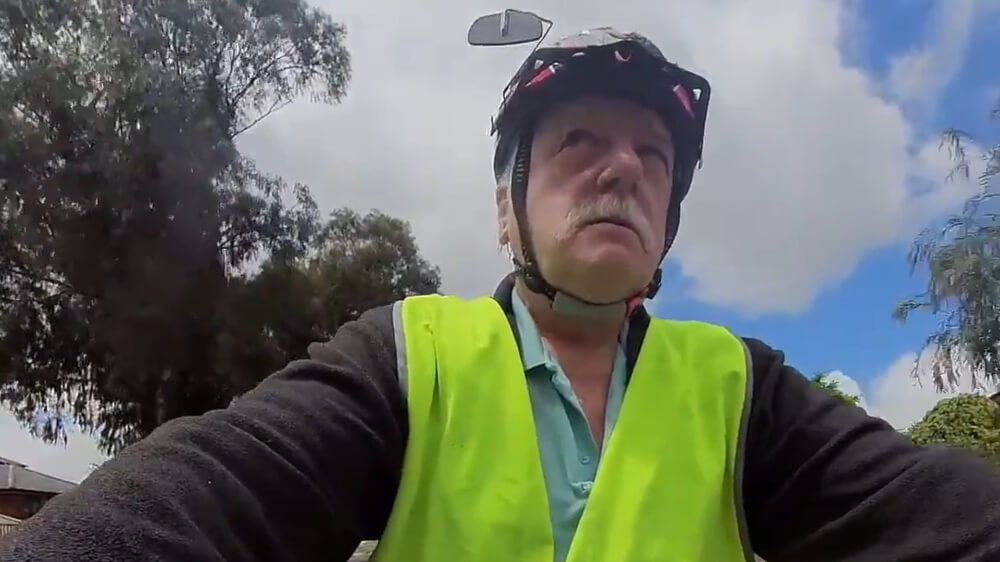 Bicycle Helmet Rear View Mirror